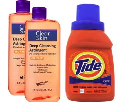 Clear Skin Astringent & Tide Liquid Detergent Bundle